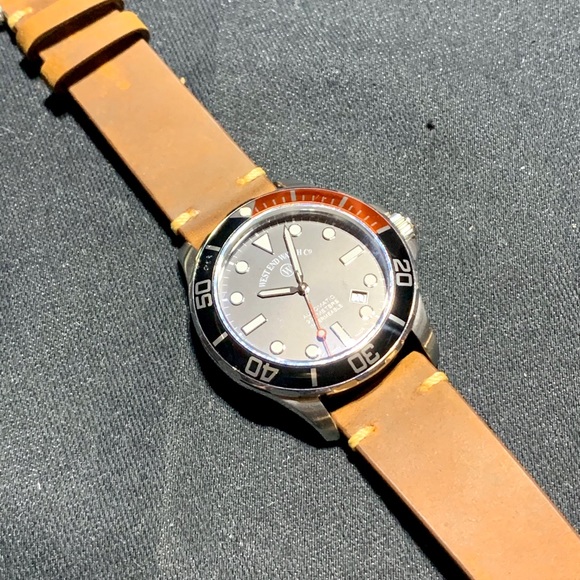 West End Watch Impermeable Swiss Diver Sapphire - Picture 10 of 16